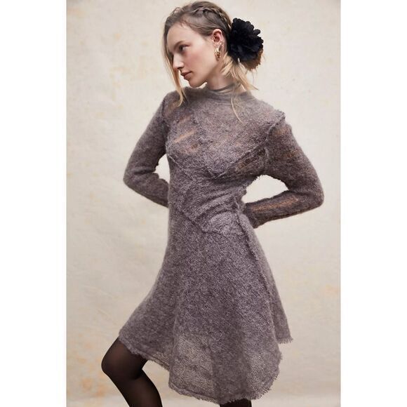 Free People Dresses & Skirts - NEW *flawed* Free People Changing Tides Sweater Dress Alpaca blend, S‎